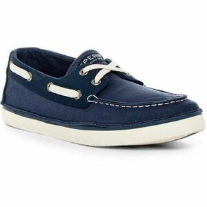 Sperry Navy Blue  Boys Shoes Kids Laofers Youth Size 5M Slip On